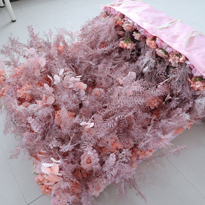 Summer Flower CB-468 8ft*8ft Cloth Back Artificial Flower Wall Roll up Fabric background
