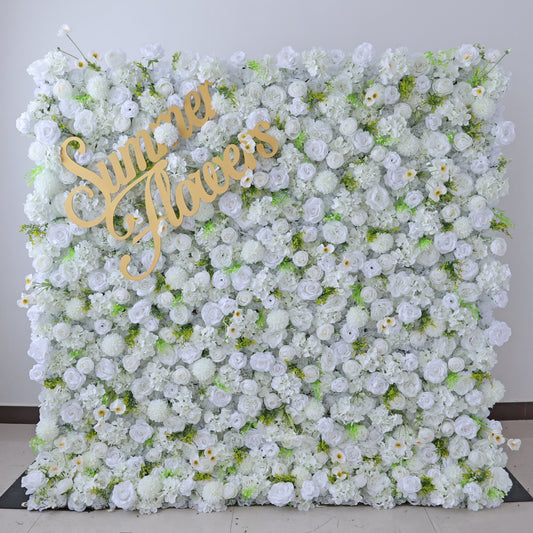 Summer Flower CB-470 8ft*8ft Cloth Back Artificial Flower Wall Roll up Fabric background