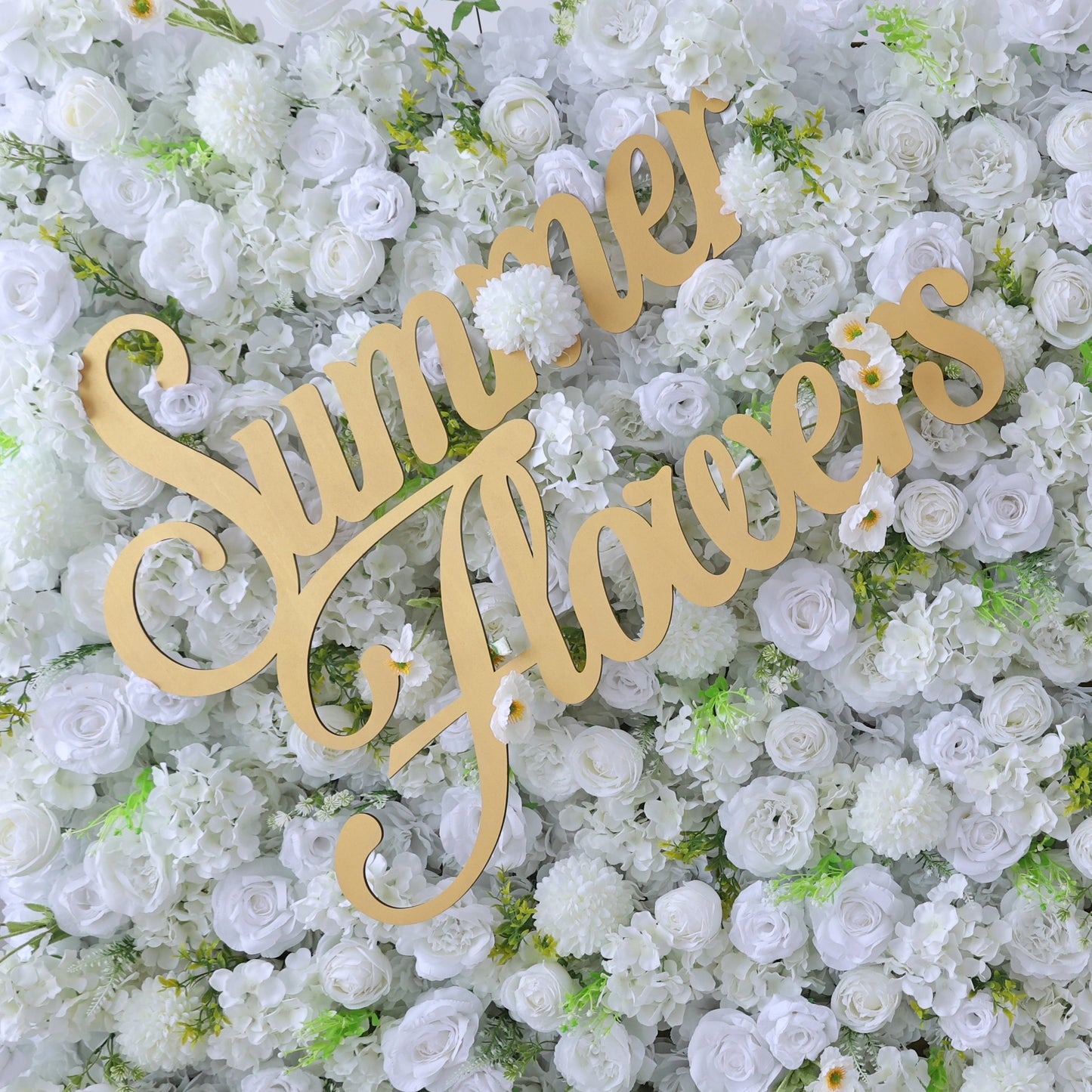 Summer Flower CB-470 8ft*8ft Cloth Back Artificial Flower Wall Roll up Fabric background