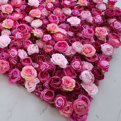 Summer Flower CB-403-2 8ft*8ft Cloth Back Artificial Flower Wall Roll up Fabric background