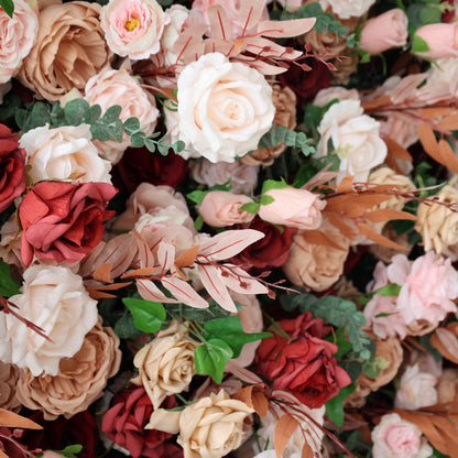 Summer Flower CB-405 8ft*8ft Cloth Back Artificial Flower Wall Roll up Fabric background