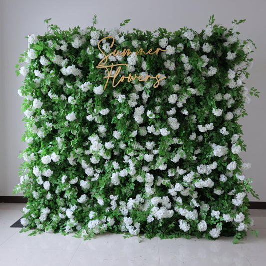 Summer Flower CB-367 8ft*8ft Cloth Back Artificial Flower Wall Roll up Fabric background