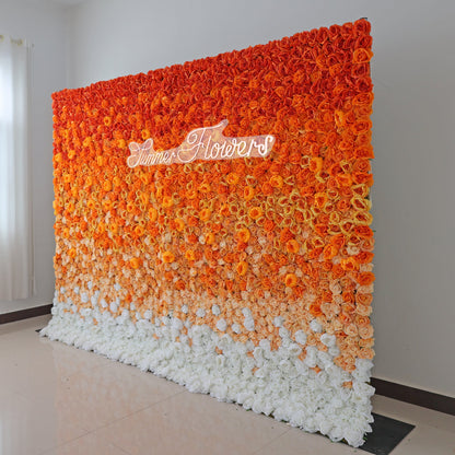 Summer Flower CB-475 8ft*8ft Cloth Back Artificial Flower Wall Roll up Fabric background