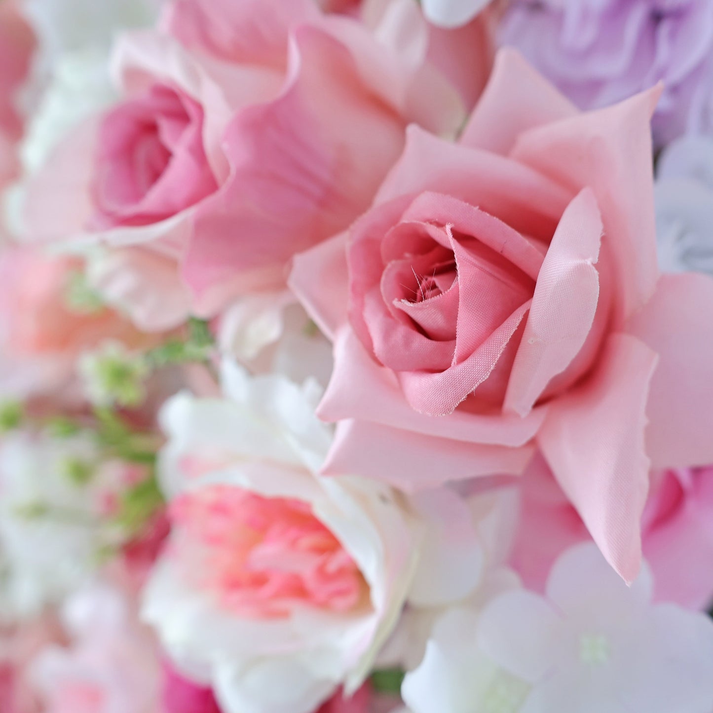 Summer Flower CB-474 8ft*8ft Cloth Back Artificial Flower Wall Roll up Fabric background