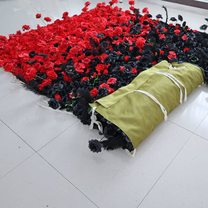 Summer Flower CB-481 8ft*8ft Cloth Back Artificial Flower Wall Roll up Fabric background