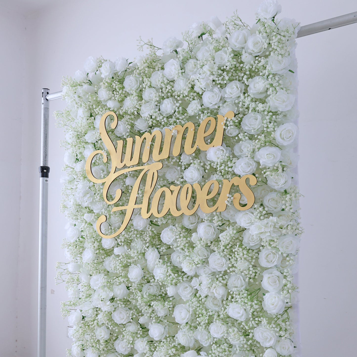 Summer Flower CB-480 8ft*8ft Cloth Back Artificial Flower Wall Roll up Fabric background