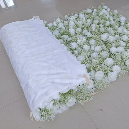 Summer Flower CB-480 8ft*8ft Cloth Back Artificial Flower Wall Roll up Fabric background