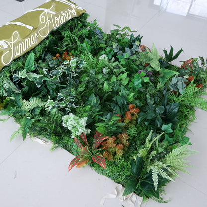 Summer Flower CB-426 8ft*8ft Cloth Back Artificial Flower Wall Roll up Fabric background