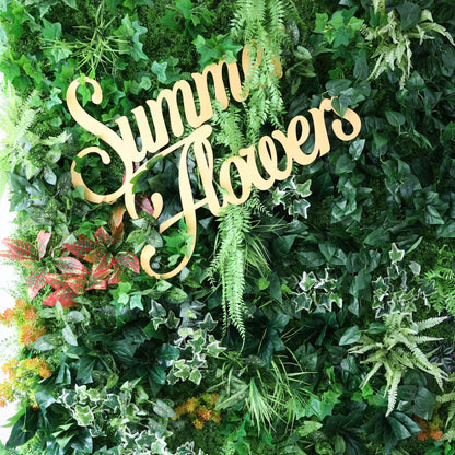 Summer Flower CB-426 8ft*8ft Cloth Back Artificial Flower Wall Roll up Fabric background