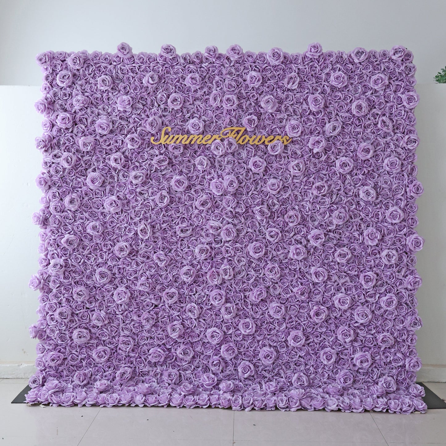 Summer Flower CB-354 8ft*8ft Cloth Back Artificial Flower Wall Roll up Fabric background