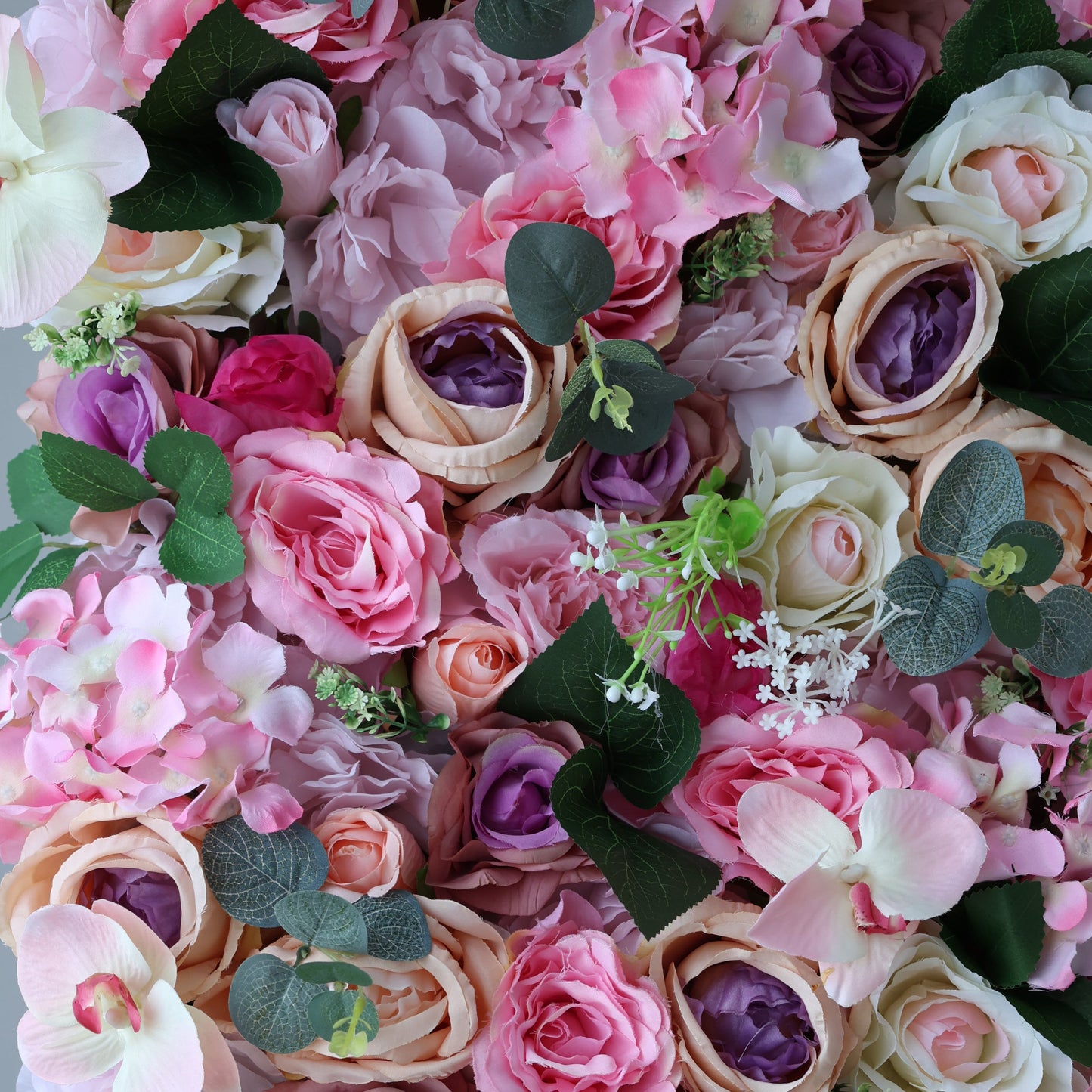 Summer Flower CB-430 8ft*8ft Cloth Back Artificial Flower Wall Roll up Fabric background