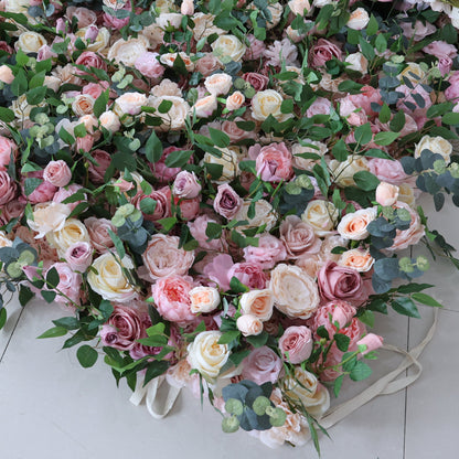 Summer Flower CB-431 8ft*8ft Cloth Back Artificial Flower Wall Roll up Fabric background