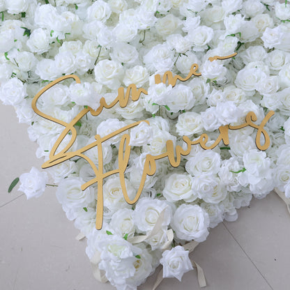 Summer Flower CB-435 8ft*8ft Cloth Back Artificial Flower Wall Roll up Fabric background