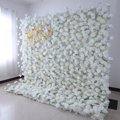 Summer Flower CB-435 8ft*8ft Cloth Back Artificial Flower Wall Roll up Fabric background
