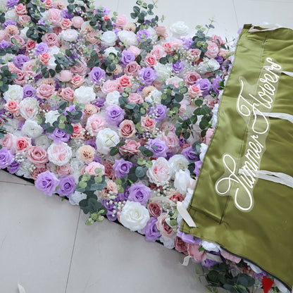 Summer Flower CB-439 8ft*8ft Cloth Back Artificial Flower Wall Roll up Fabric background