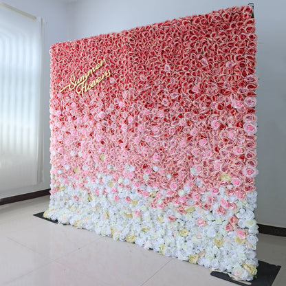 Summer Flower CB-440 8ft*8ft Cloth Back Artificial Flower Wall Roll up Fabric background