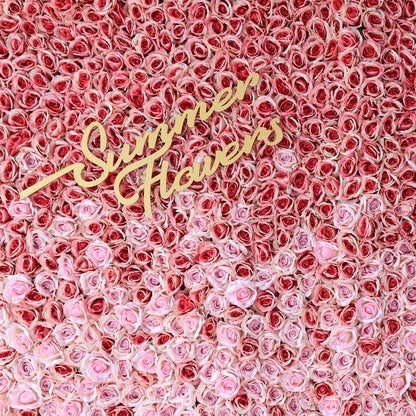 Summer Flower CB-440 8ft*8ft Cloth Back Artificial Flower Wall Roll up Fabric background