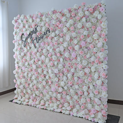 Summer Flower CB-441 8ft*8ft Cloth Back Artificial Flower Wall Roll up Fabric background