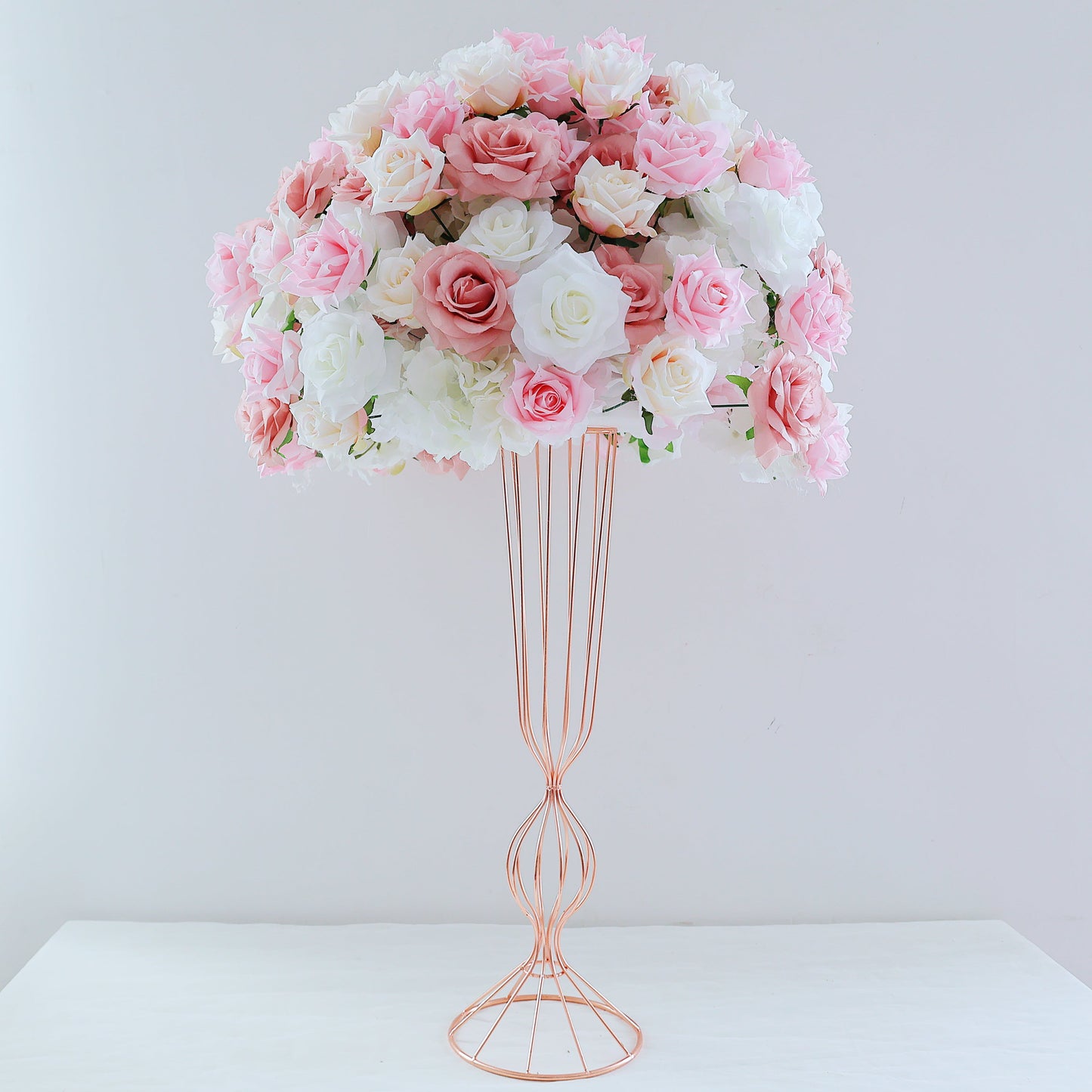 FL-074 Wedding Decoration Supplies Flower Artificial Balls Flowers Silk Rose Artificial Flower Ball