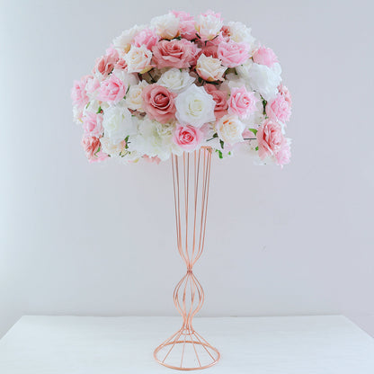 FL-074 Wedding Decoration Supplies Flower Artificial Balls Flowers Silk Rose Artificial Flower Ball