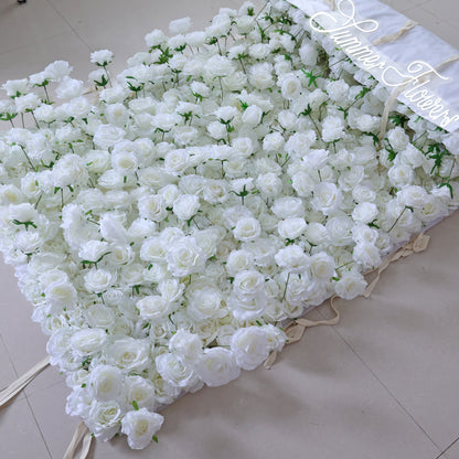 Summer Flower CB-404-2 8ft*8ft Cloth Back Artificial Flower Wall Roll up Fabric background