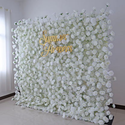 Summer Flower CB-404-2 8ft*8ft Cloth Back Artificial Flower Wall Roll up Fabric background