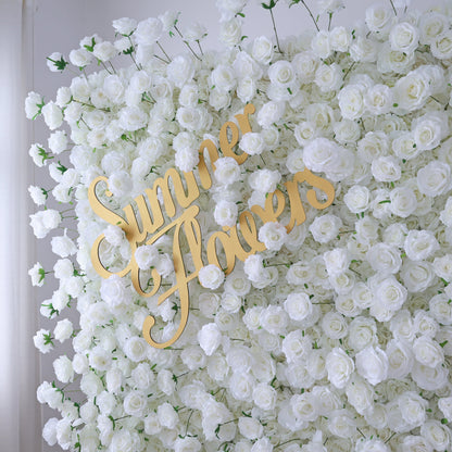 Summer Flower CB-404-2 8ft*8ft Cloth Back Artificial Flower Wall Roll up Fabric background