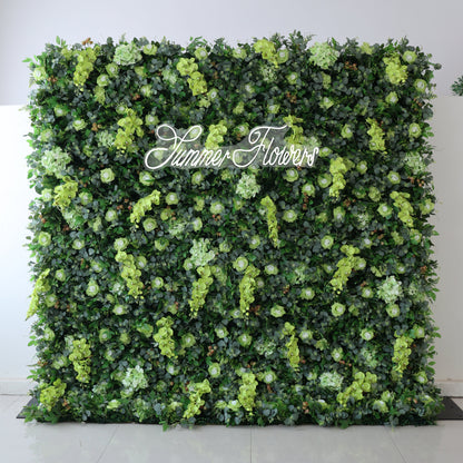 Summer Flower CB-368 8ft*8ft Cloth Back Artificial Flower Wall Roll up Fabric background