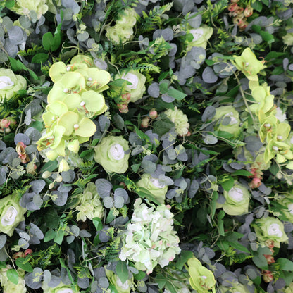 Summer Flower CB-368 8ft*8ft Cloth Back Artificial Flower Wall Roll up Fabric background