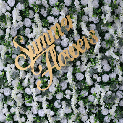 Summer Flower CB-391-3 8ft*8ft Cloth Back Artificial Flower Wall Roll up Fabric background
