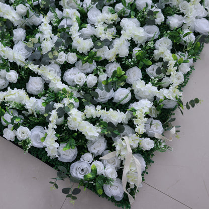 Summer Flower CB-391-3 8ft*8ft Cloth Back Artificial Flower Wall Roll up Fabric background