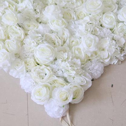 Summer Flower:CB-051 8ft*8ft Cloth Back Roll up Fabric background Artificial Flower Wall Backdrop
