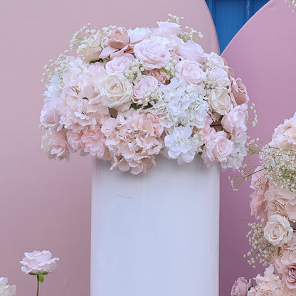 FL-075 Hot Selling Artificial Flower Ball Flowers Silk Flower Hydrangea New Floral Roses Table Wedding Decoration