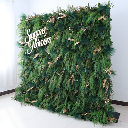 Summer Flower CB-491-3 8ft*8ft Cloth Back Artificial Flower Wall Roll up Fabric background