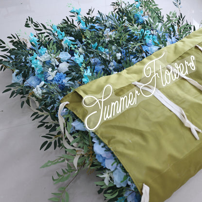 Summer Flower CB-389-2 8ft*8ft Cloth Back Artificial Flower Wall Roll up Fabric background