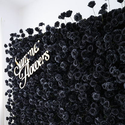 Summer Flower CB-404-3 8ft*8ft Cloth Back Artificial Flower Wall Roll up Fabric background