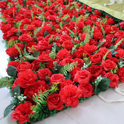Summer Flower CB-448 8ft*8ft Cloth Back Artificial Flower Wall Roll up Fabric background