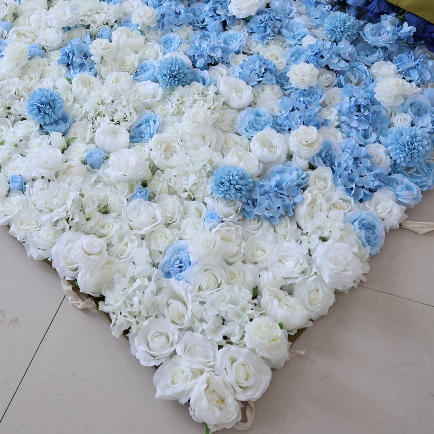 Summer Flower CB-425 8ft*8ft Cloth Back Artificial Flower Wall Roll up Fabric background