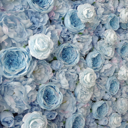 Summer Flower:CB-152 8ft*8ft Cloth Back Artificial Flower Wall Backdrop