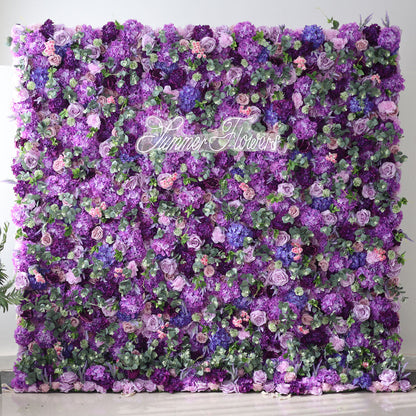 Summer Flower CB-192 8ft*8ft Cloth Back Artificial Flower Wall Roll up Fabric background