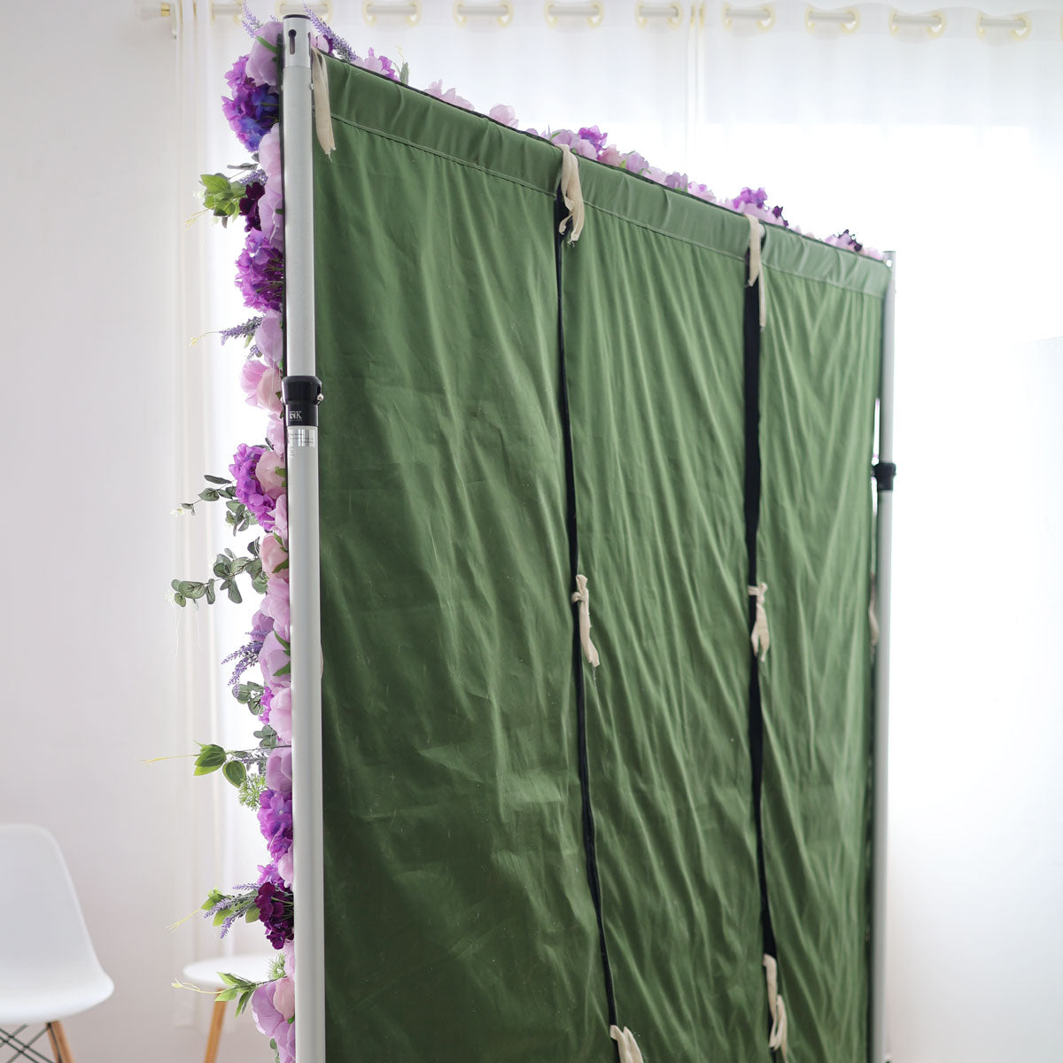 Summer Flower CB-192 8ft*8ft Cloth Back Artificial Flower Wall Roll up Fabric background