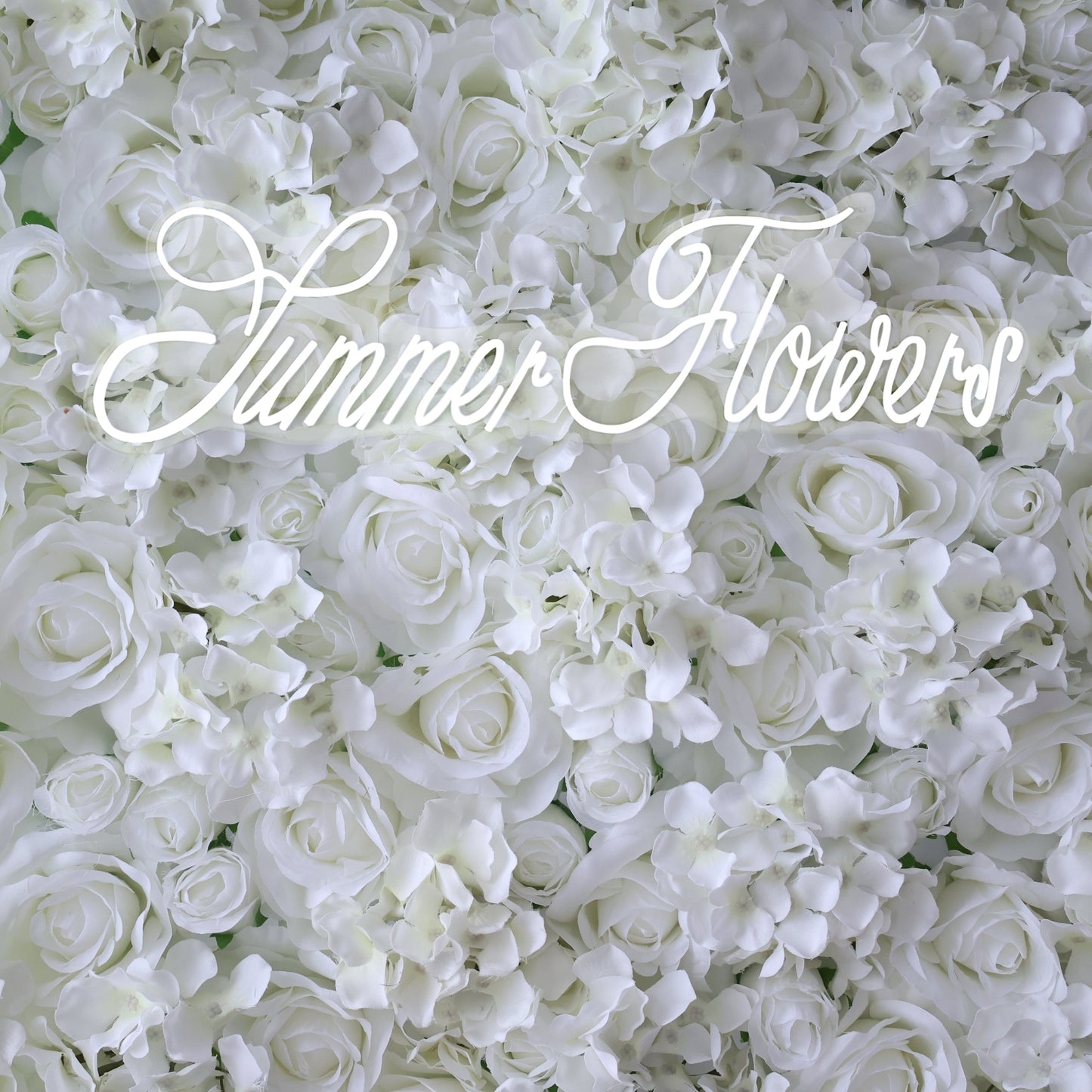 Summer Flower CB-326 8ft*8ft Cloth Back Artificial Flower Wall Roll up Fabric background