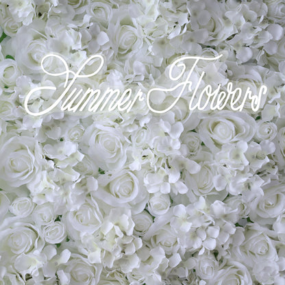 Summer Flower CB-326 8ft*8ft Cloth Back Artificial Flower Wall Roll up Fabric background