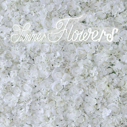 Summer Flower CB-326 8ft*8ft Cloth Back Artificial Flower Wall Roll up Fabric background