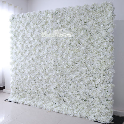 Summer Flower CB-326 8ft*8ft Cloth Back Artificial Flower Wall Roll up Fabric background