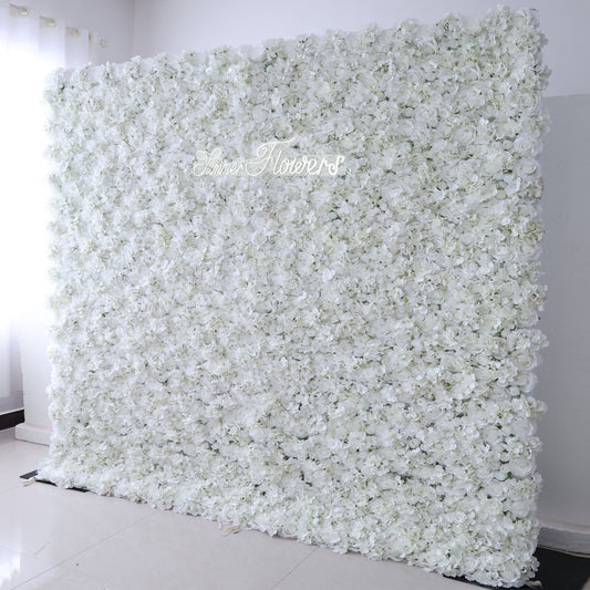 Summer Flower CB-326 8ft*8ft Cloth Back Artificial Flower Wall Roll up Fabric background