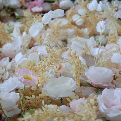 Summer Flower CB-331 8ft*8ft Cloth Back Artificial Flower Wall Roll up Fabric background