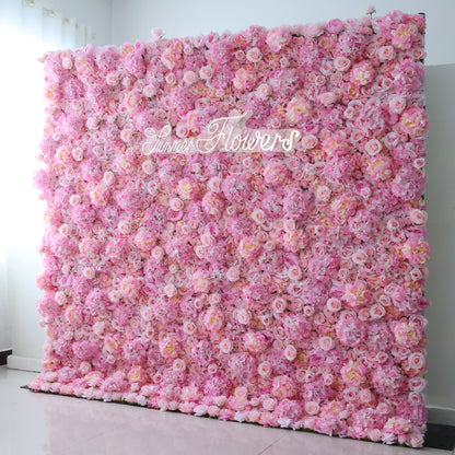 Summer Flower CB-337 8ft*8ft Cloth Back Artificial Flower Wall Roll up Fabric background