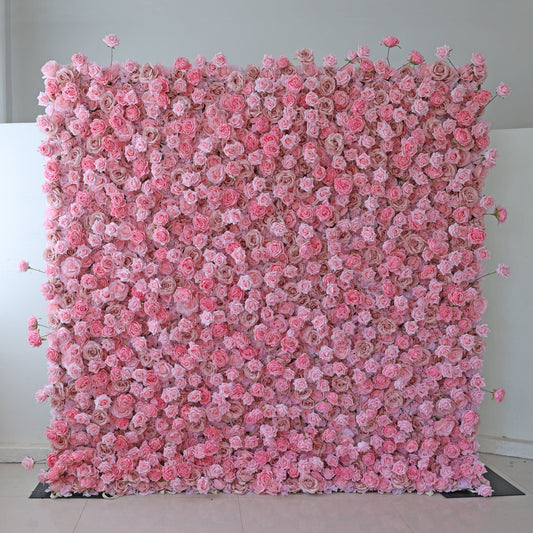 Summer Flower CB-394 8ft*8ft Cloth Back Artificial Flower Wall Roll up Fabric background