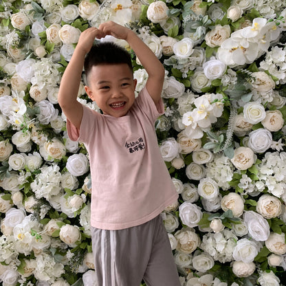 Summer Flower CB-142 8ft*8ft Cloth Back Artificial Flower Wall Roll up Fabric background